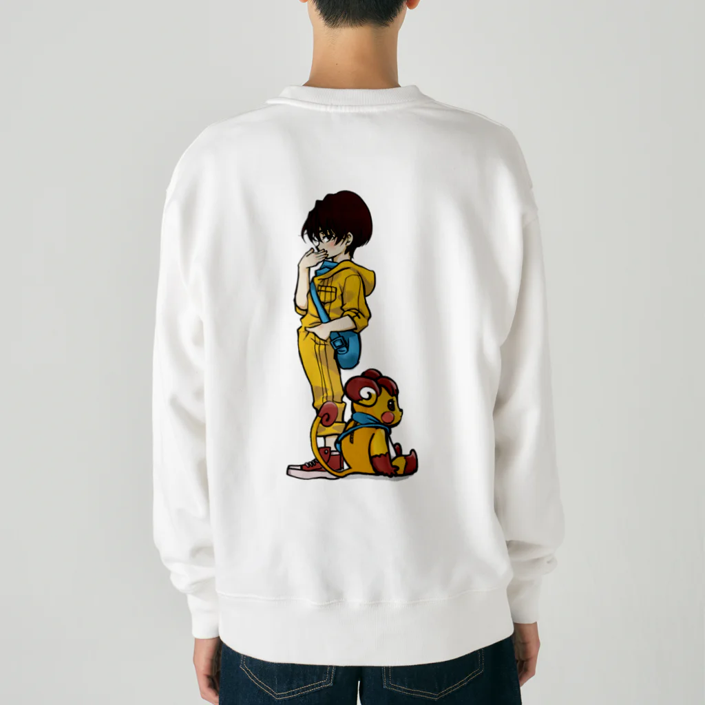 勇気を与えるつきのうた🌝のつきのうた着ぐるみパーカー類 Heavyweight Crew Neck Sweatshirt