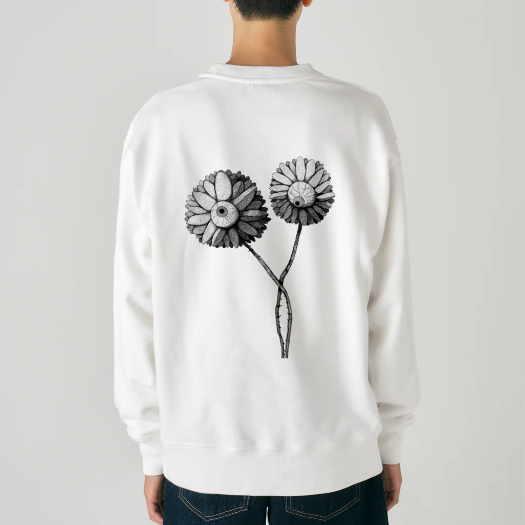 MAD SCIENTISTの戦争の花 Heavyweight Crew Neck Sweatshirt