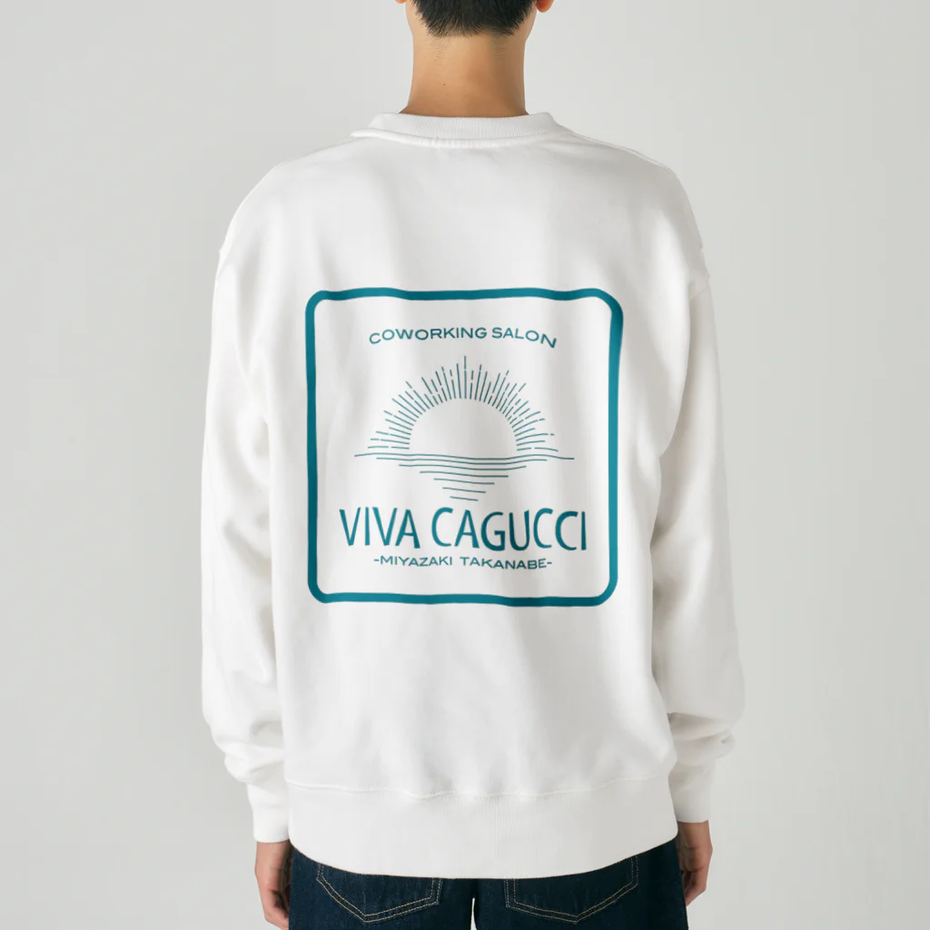 VIVA_CAGUCCIのVIVA CAGUCCI  ロゴ Heavyweight Crew Neck Sweatshirt