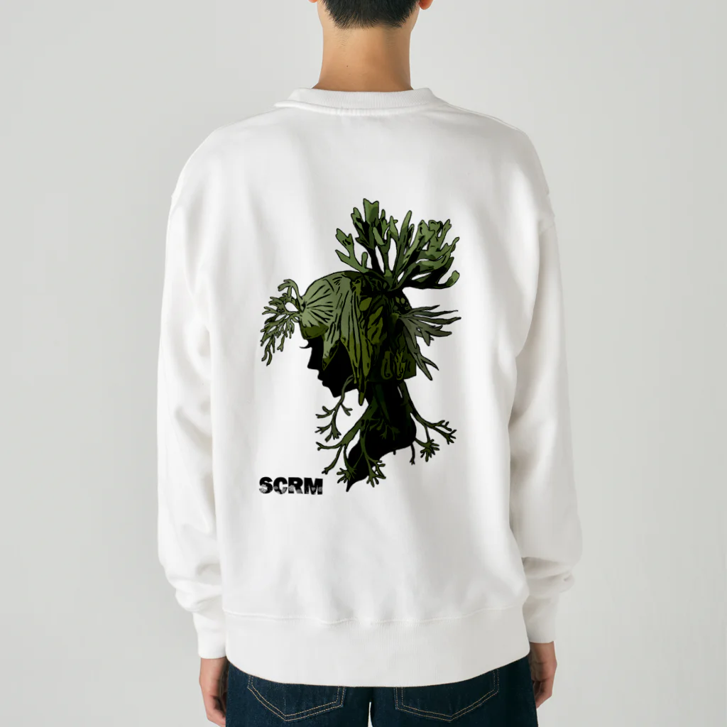 SHOCARIUMの【バックプリントver.】ビカクシダ Heavyweight Crew Neck Sweatshirt