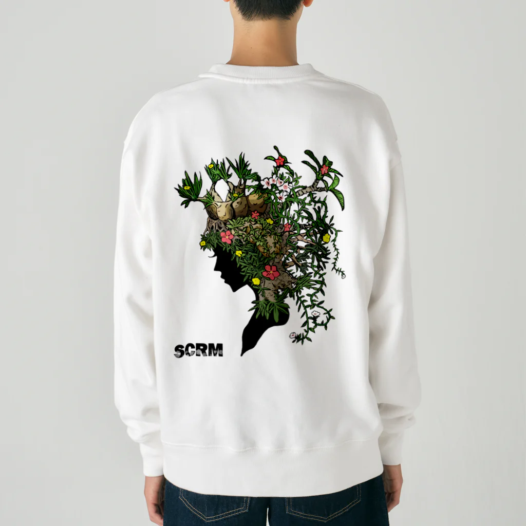 SHOCARIUMの【バックプリントver.】パキポディウム Heavyweight Crew Neck Sweatshirt