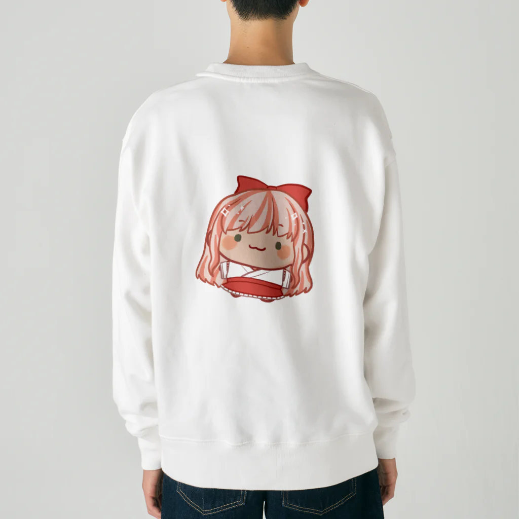 ぷいぷいshopのぷいぷい巫女ちゃん2 Heavyweight Crew Neck Sweatshirt