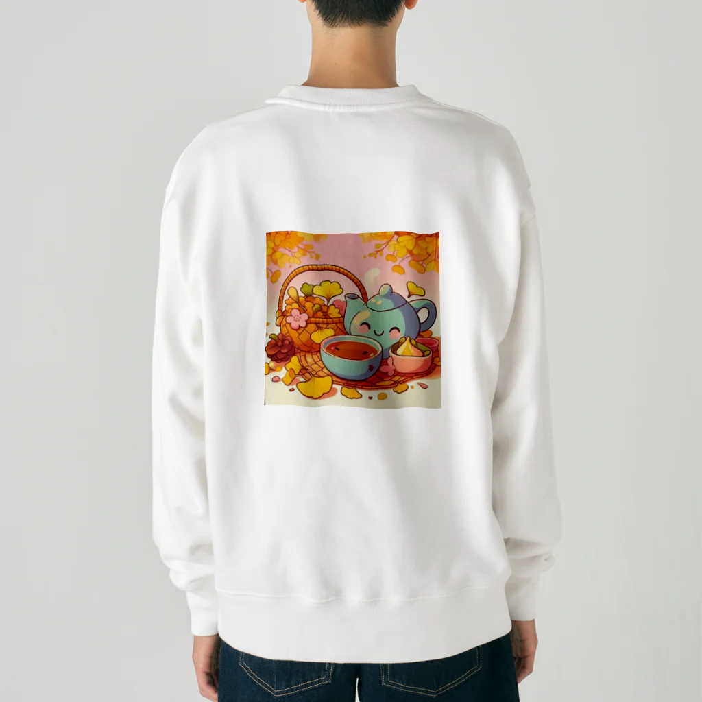 chapinnuのイチョウと紅茶シリーズ① Heavyweight Crew Neck Sweatshirt