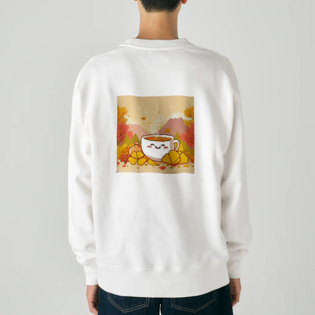 chapinnuのイチョウと紅茶シリーズ② Heavyweight Crew Neck Sweatshirt