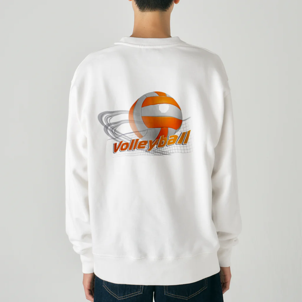 【volleyball online】の一球入魂！ Heavyweight Crew Neck Sweatshirt