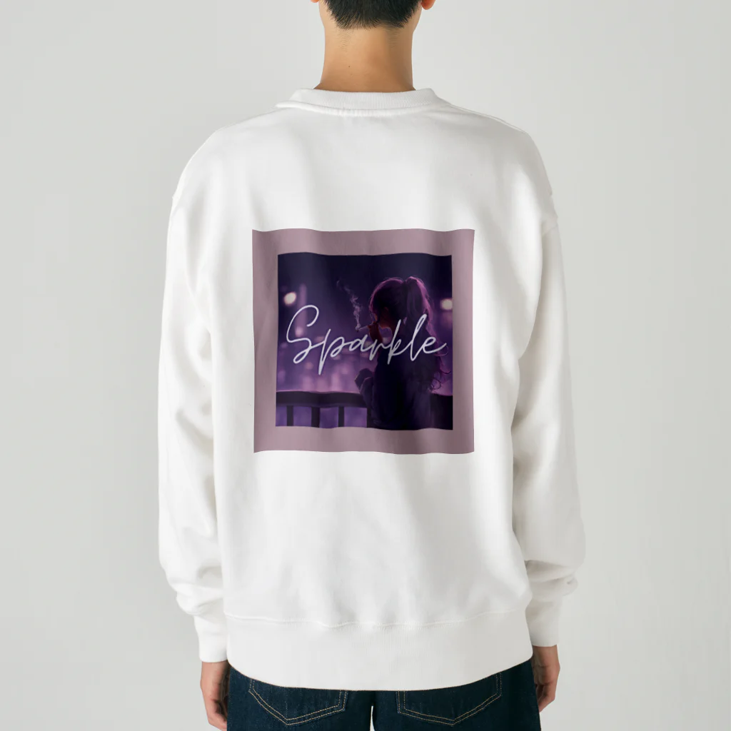 sparkleの80’ｓ sparkle  Heavyweight Crew Neck Sweatshirt