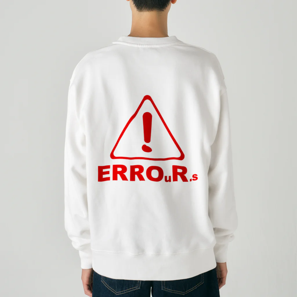 Our.s SUZURI店のERROuR.s Heavyweight Crew Neck Sweatshirt