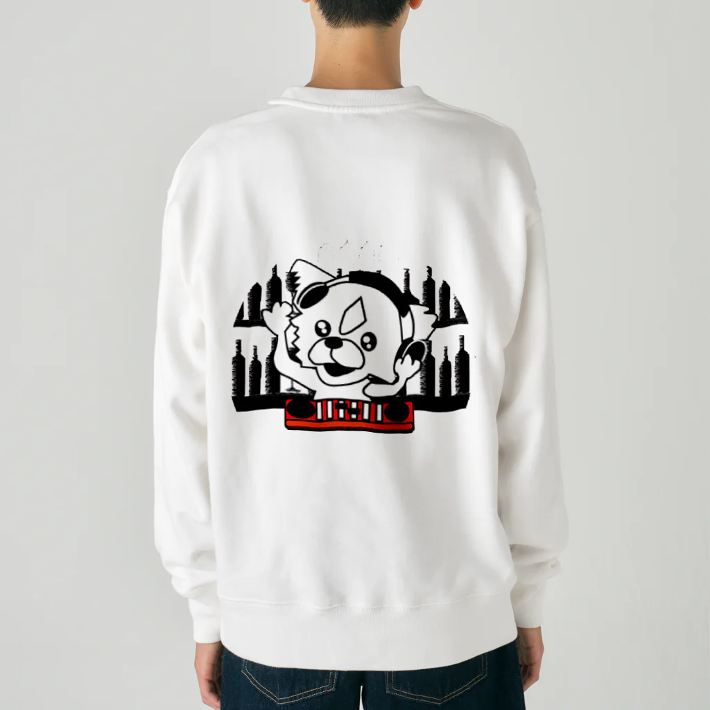 ＤJ犬のチーくんグッズのDJわんこのチーくん Heavyweight Crew Neck Sweatshirt