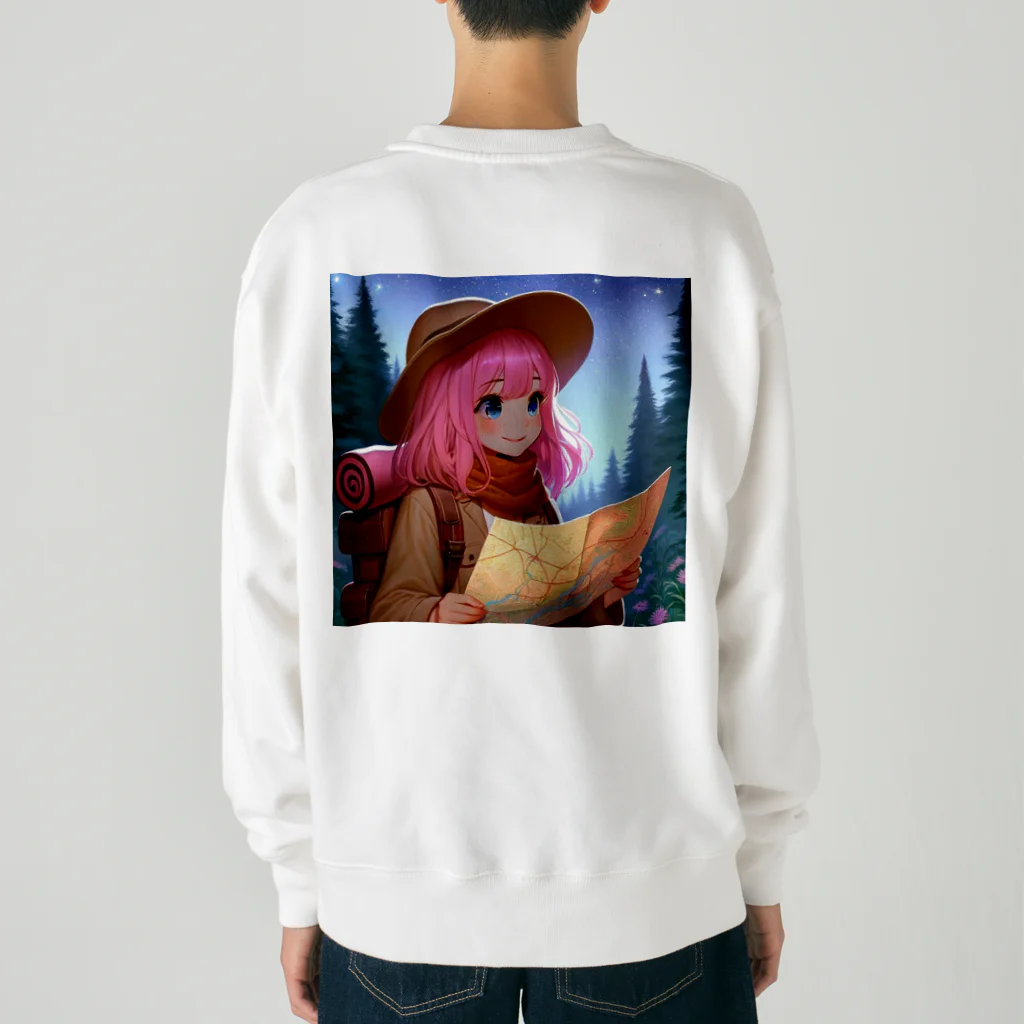 Maverick-JPのCute girl Momoko-chan Heavyweight Crew Neck Sweatshirt