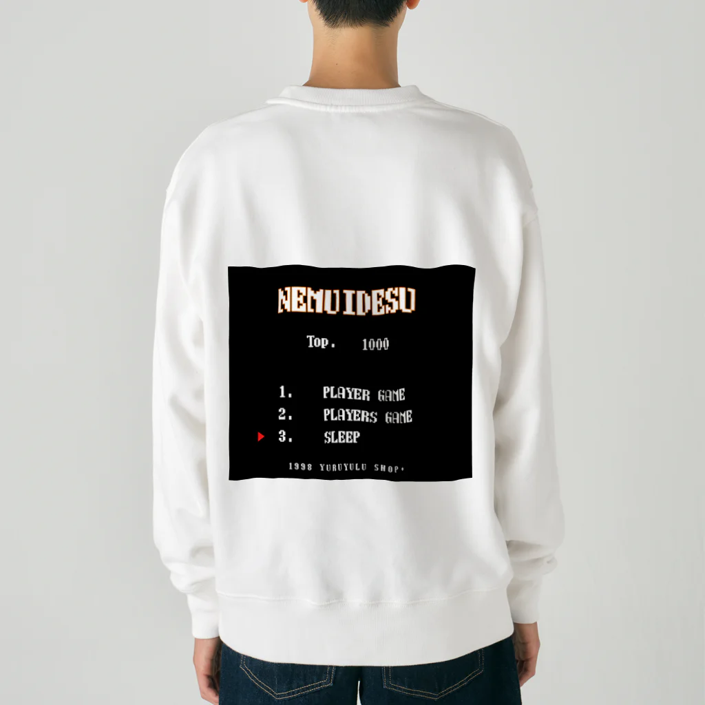 ゆるユルの懐かしの画面 Heavyweight Crew Neck Sweatshirt