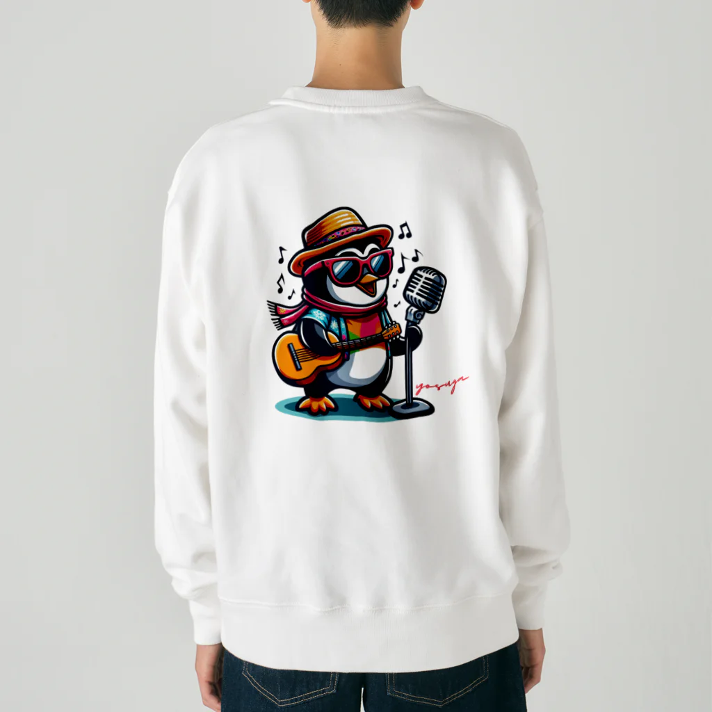 yosuga-aの陽気なペンギン Heavyweight Crew Neck Sweatshirt