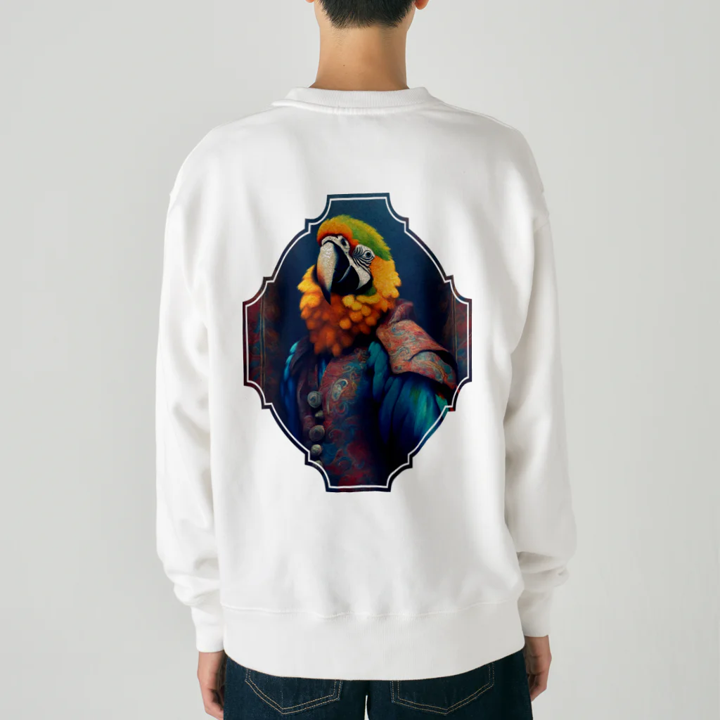 KYūのペイズリーオウム Heavyweight Crew Neck Sweatshirt