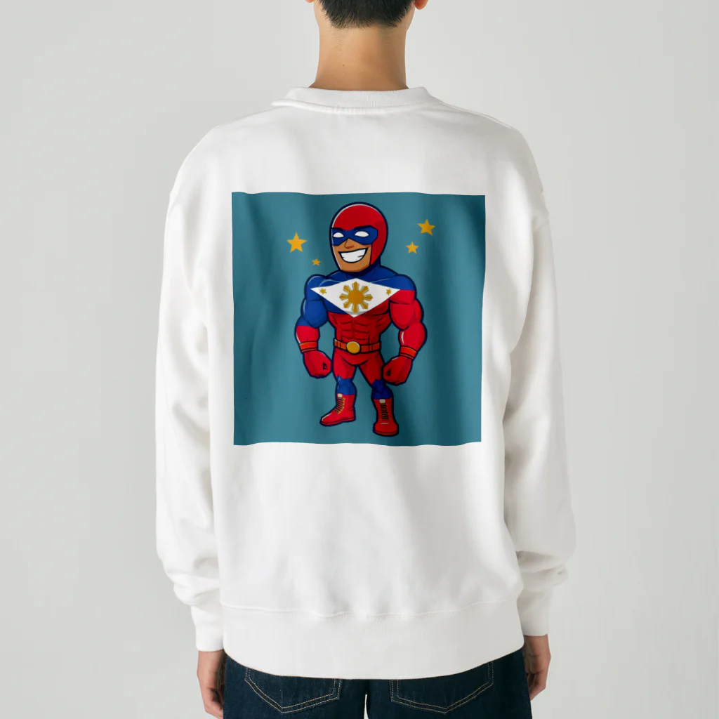 happiness_shopの２０２４　フィリピンキャラの決定版 Heavyweight Crew Neck Sweatshirt