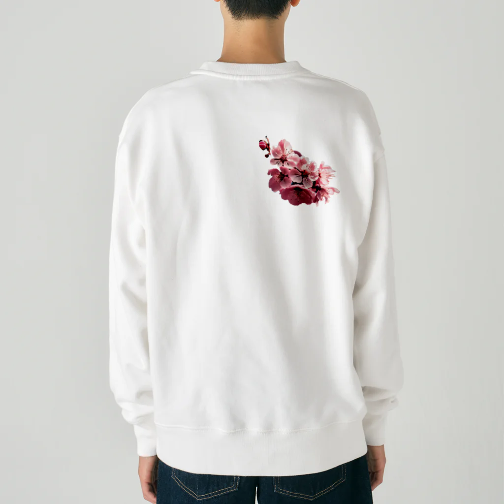 BONNAGOの桜 Heavyweight Crew Neck Sweatshirt