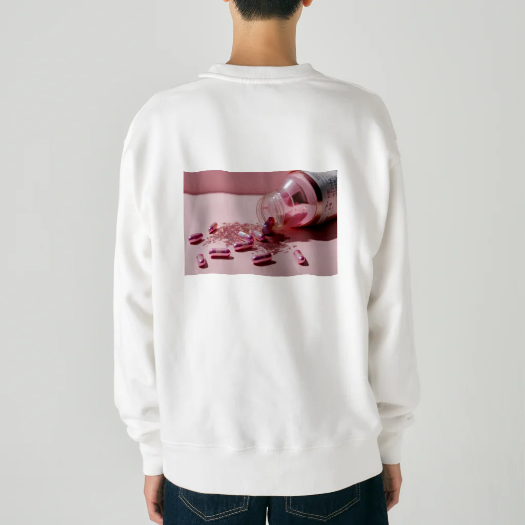 親指の先のピンクドラッグ Heavyweight Crew Neck Sweatshirt