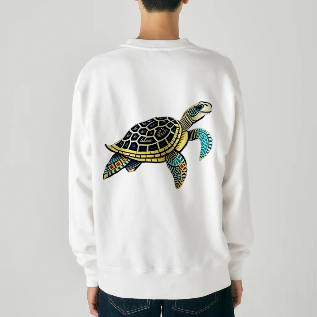 海坊主のトライバルートル Heavyweight Crew Neck Sweatshirt