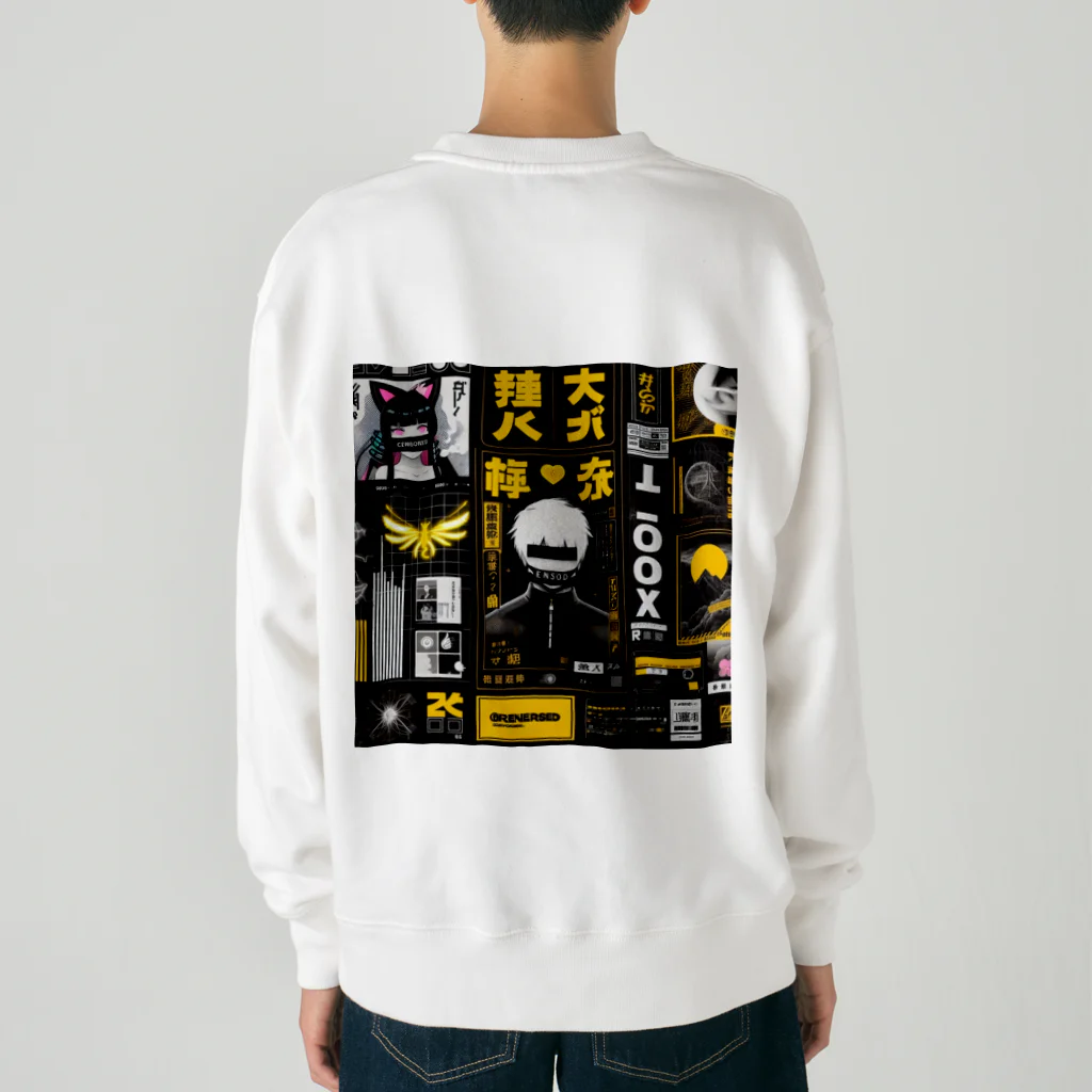 shunchan-の派手きゃわ♡ Heavyweight Crew Neck Sweatshirt