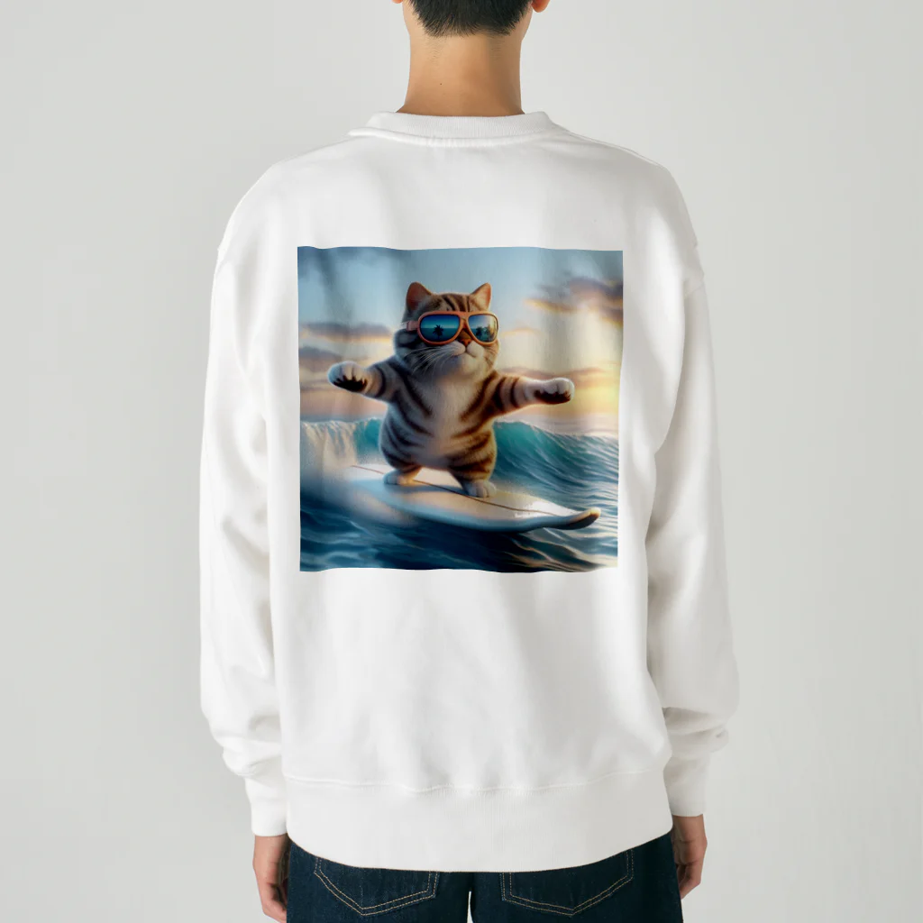 Creation CATの波乗りCAT Heavyweight Crew Neck Sweatshirt