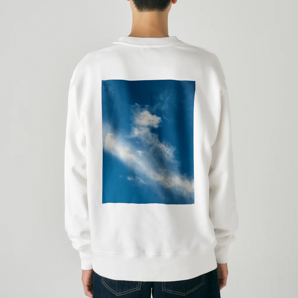 IMABURAIのClimbing the clouds Heavyweight Crew Neck Sweatshirt