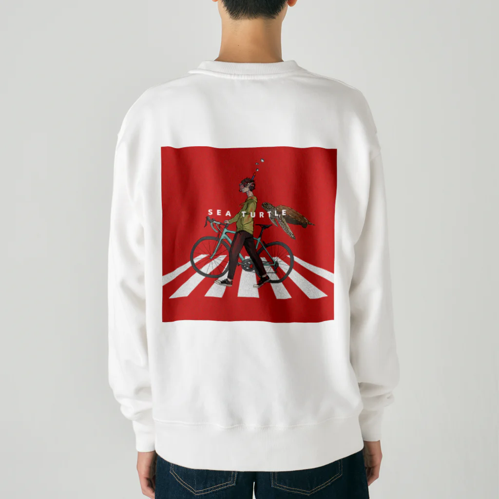 RAN-DOGのSEA TURTLE Heavyweight Crew Neck Sweatshirt