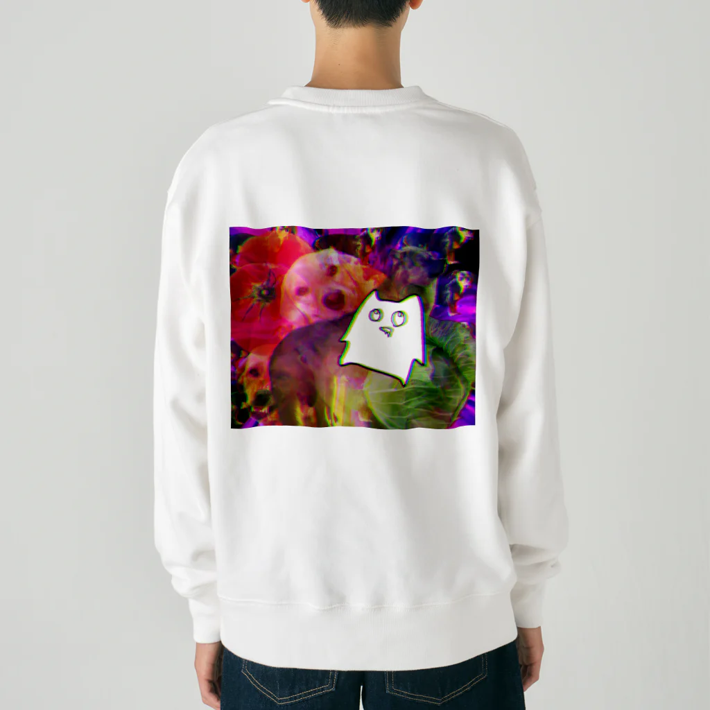 お前の母の宇宙ｷｬﾜｲﾇ星人 Heavyweight Crew Neck Sweatshirt