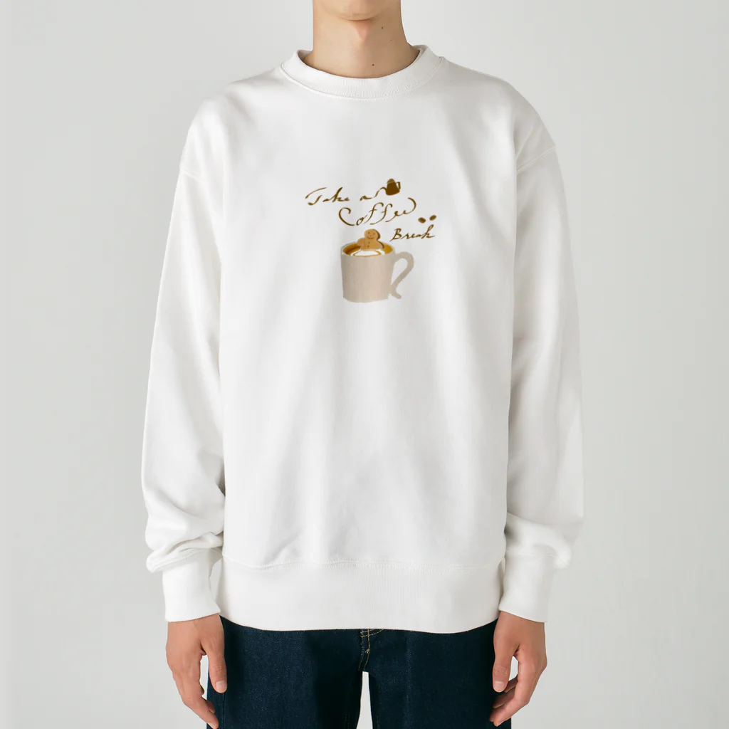 kiki25のcoffee time （コーヒータイム） Heavyweight Crew Neck Sweatshirt