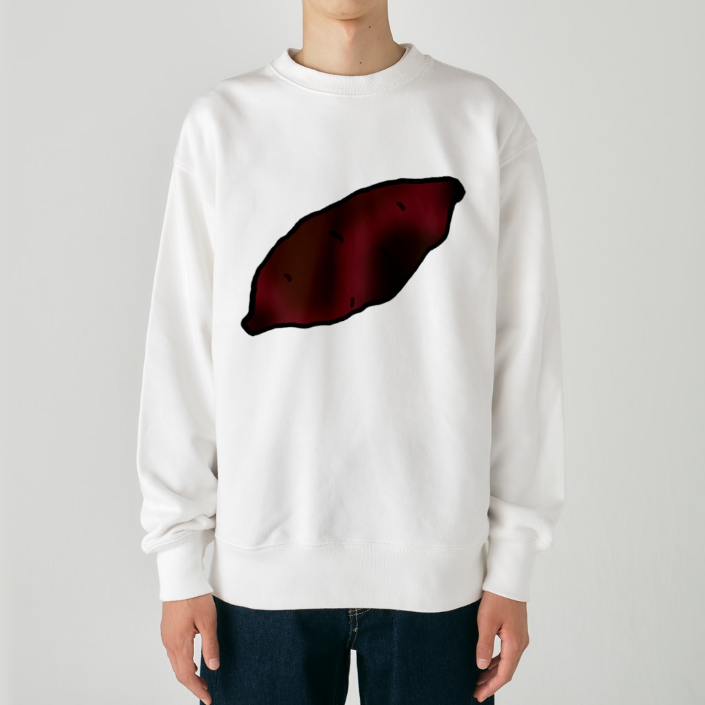 脂身通信Ｚの【両面プリント】のぼり旗♪焼きいも1911 Heavyweight Crew Neck Sweatshirt