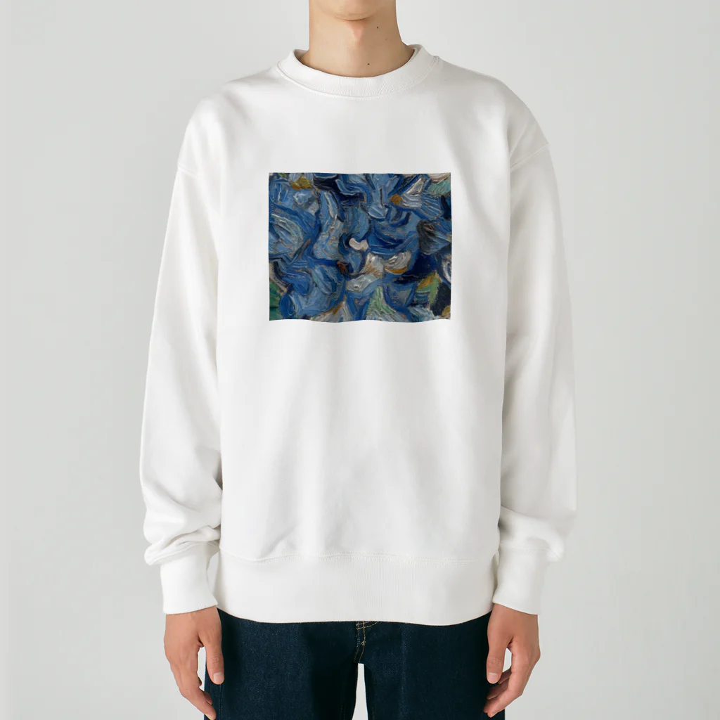 EXPLOSIONのゴッホの『アイリス』より。 Heavyweight Crew Neck Sweatshirt