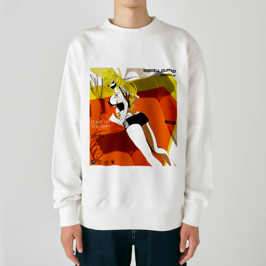 loveclonesのBOOTY PUMP 夏の着せ替えドール 0564 エロポップ ギャル せな 白限定 Heavyweight Crew Neck Sweatshirt