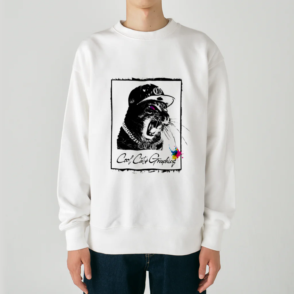 COOL CAT★GRAPHICSのCOOL CAT★GRAPHICS　CCG-003　HIPHOPバージョン Heavyweight Crew Neck Sweatshirt