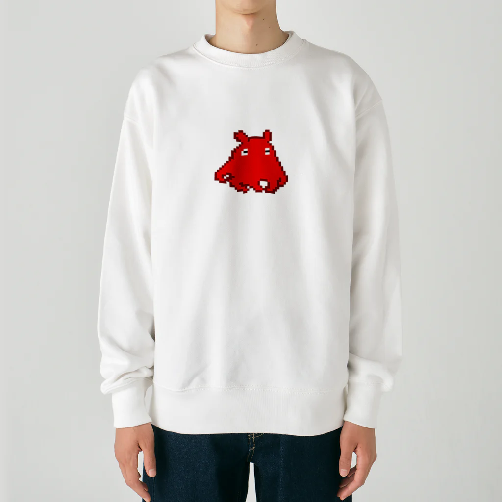 LalaHangeulのメンダコさんドットバージョン Heavyweight Crew Neck Sweatshirt