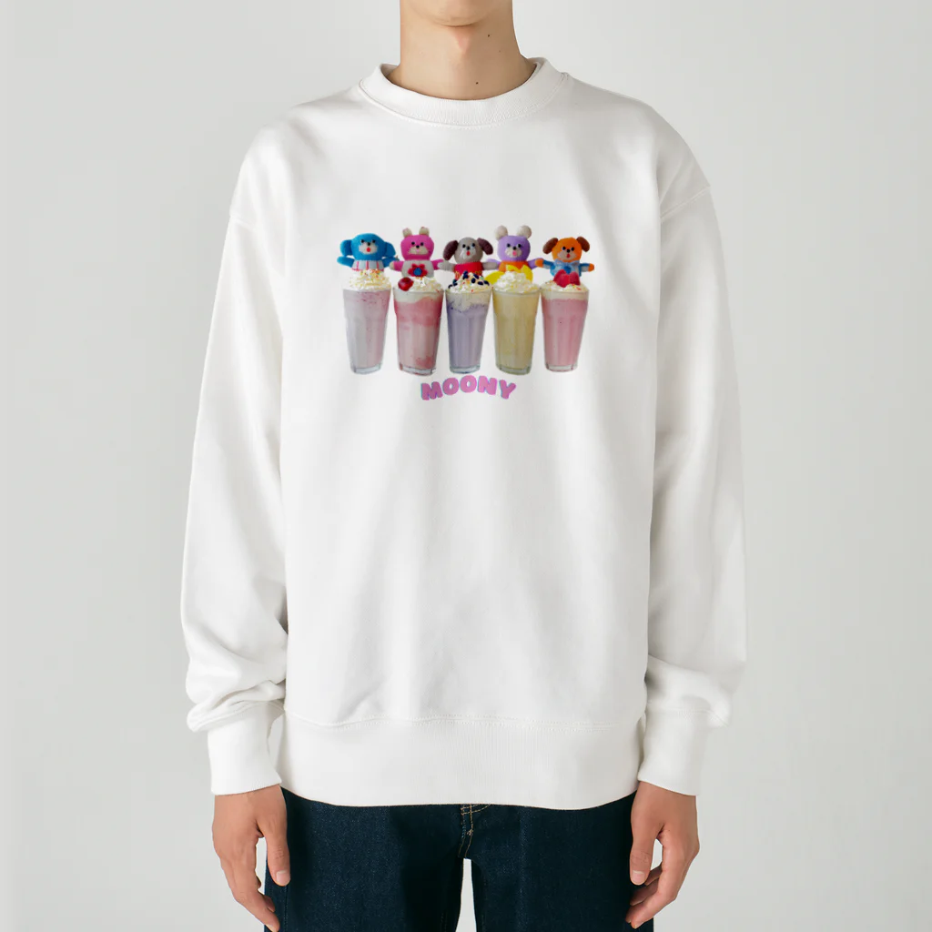 moony.galleryのミルクシェイクになりたいの！ Heavyweight Crew Neck Sweatshirt