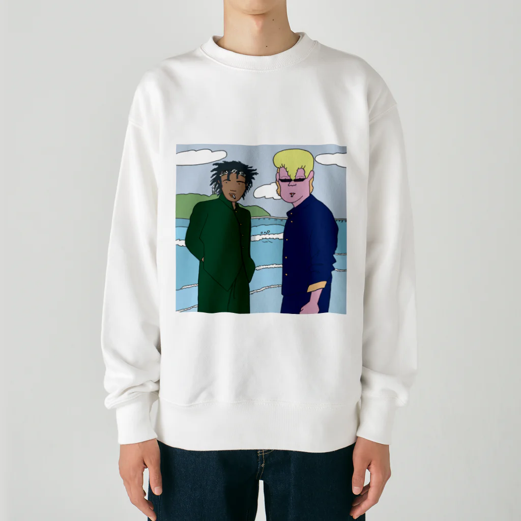 𝑀𝐼𝑍𝑈𝑁𝑂𝑌𝐴の湘南不良ロマン Heavyweight Crew Neck Sweatshirt