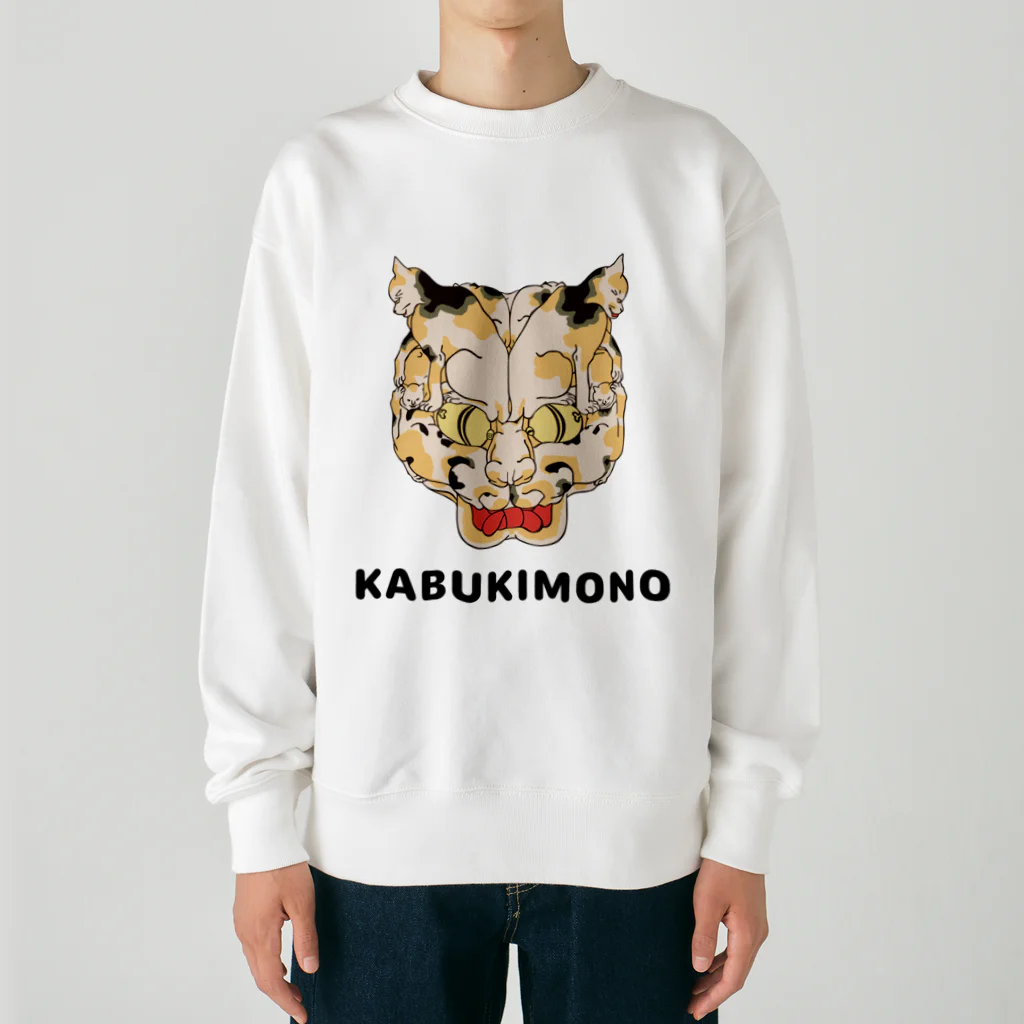 kabukimono1209の猫の怪 Heavyweight Crew Neck Sweatshirt