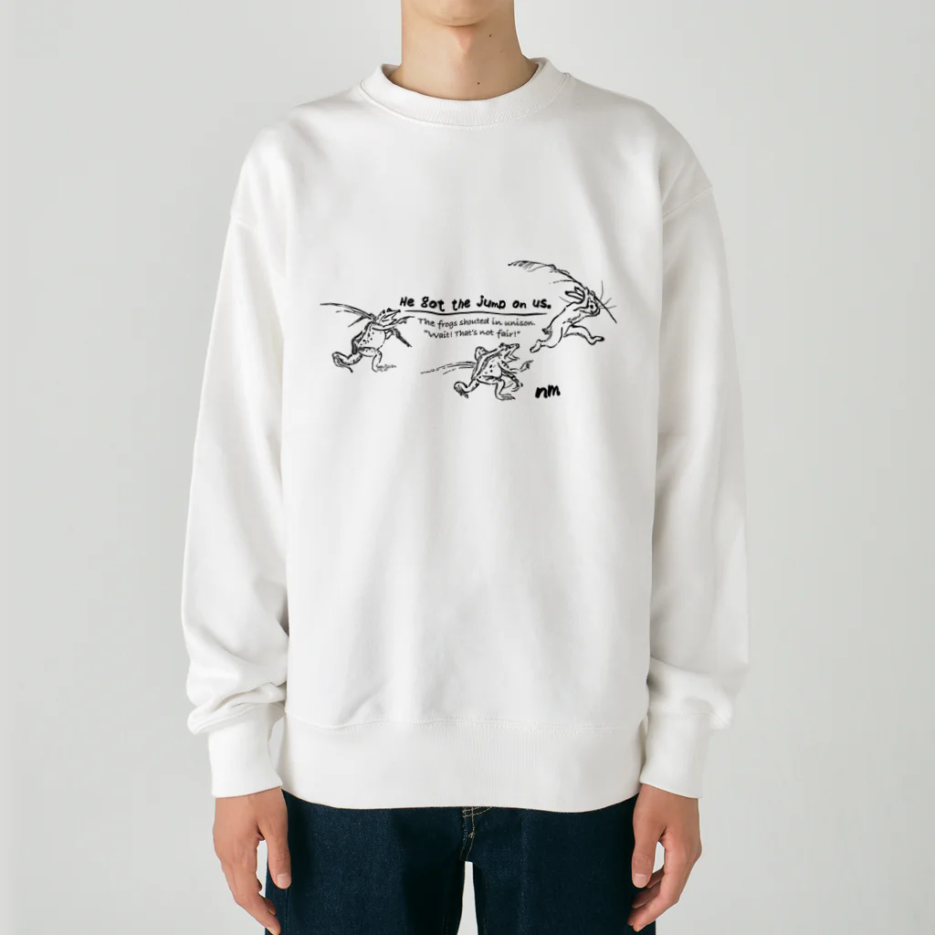 nanometerのnanometer『鳥獣戯画〜抜け駆け〜』ヘビーウェイトスウェット Heavyweight Crew Neck Sweatshirt