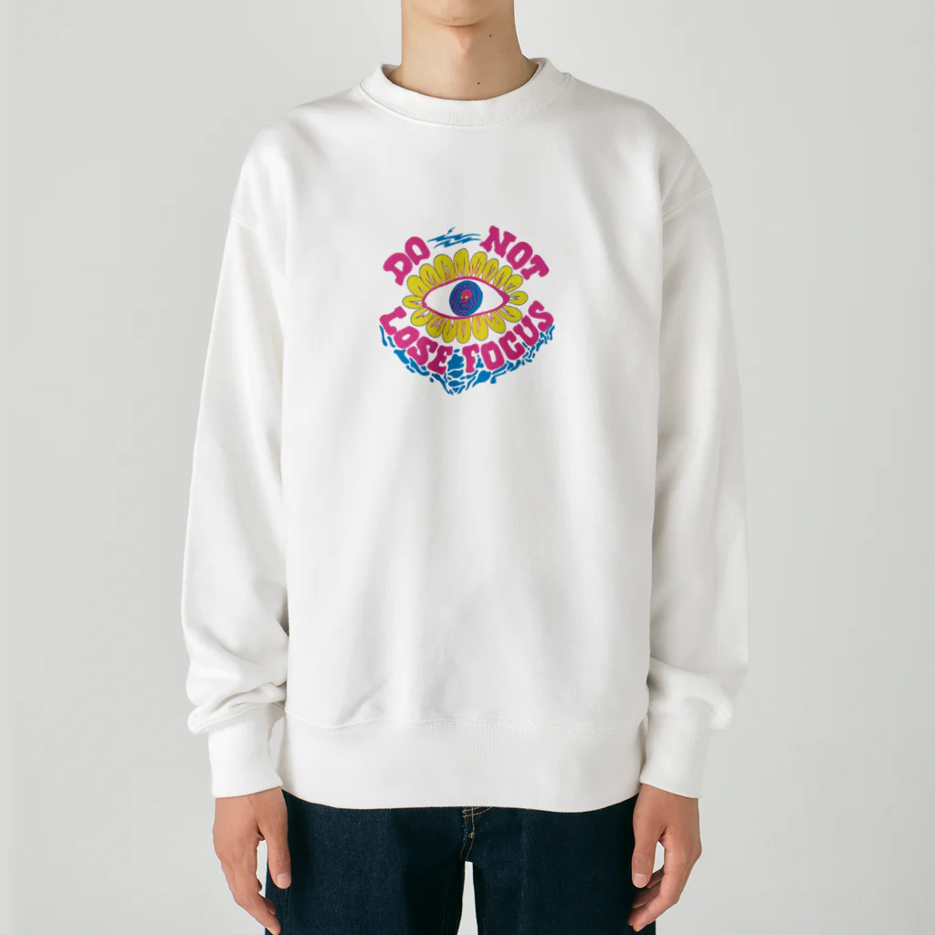 lupemacanudoのdo not lose focus Heavyweight Crew Neck Sweatshirt