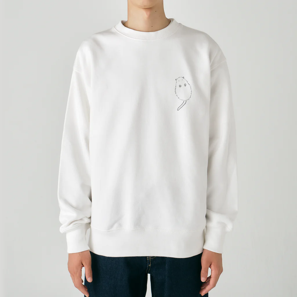 ネズミヤのフワフワネコ Heavyweight Crew Neck Sweatshirt