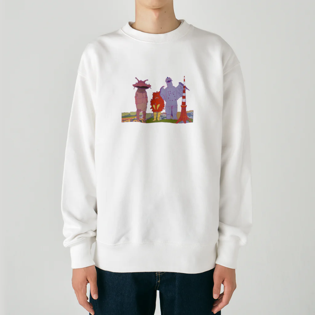 lupemacanudoのmonsters Heavyweight Crew Neck Sweatshirt