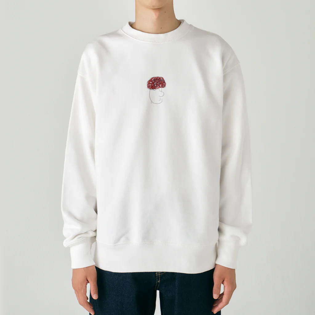 n-shuのくるくるパーマ赤毛さん Heavyweight Crew Neck Sweatshirt