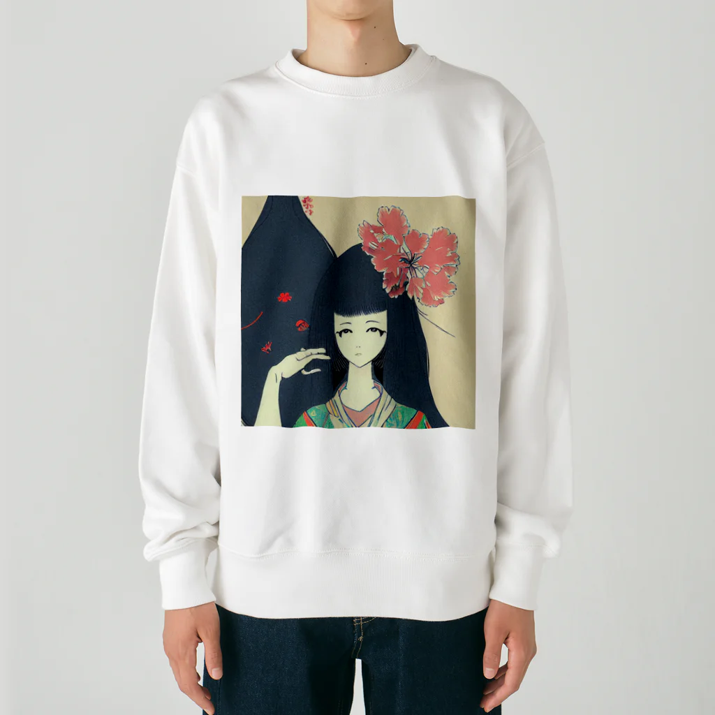 イラストTシャツ【ULTIMATE】のさつきさん Heavyweight Crew Neck Sweatshirt