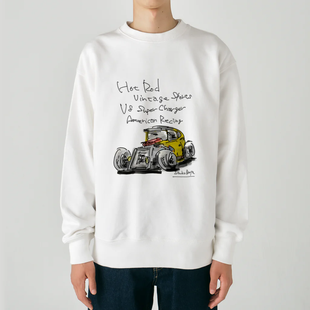 スタジオばんやのホットロッド　アメリカンスポーツ Heavyweight Crew Neck Sweatshirt