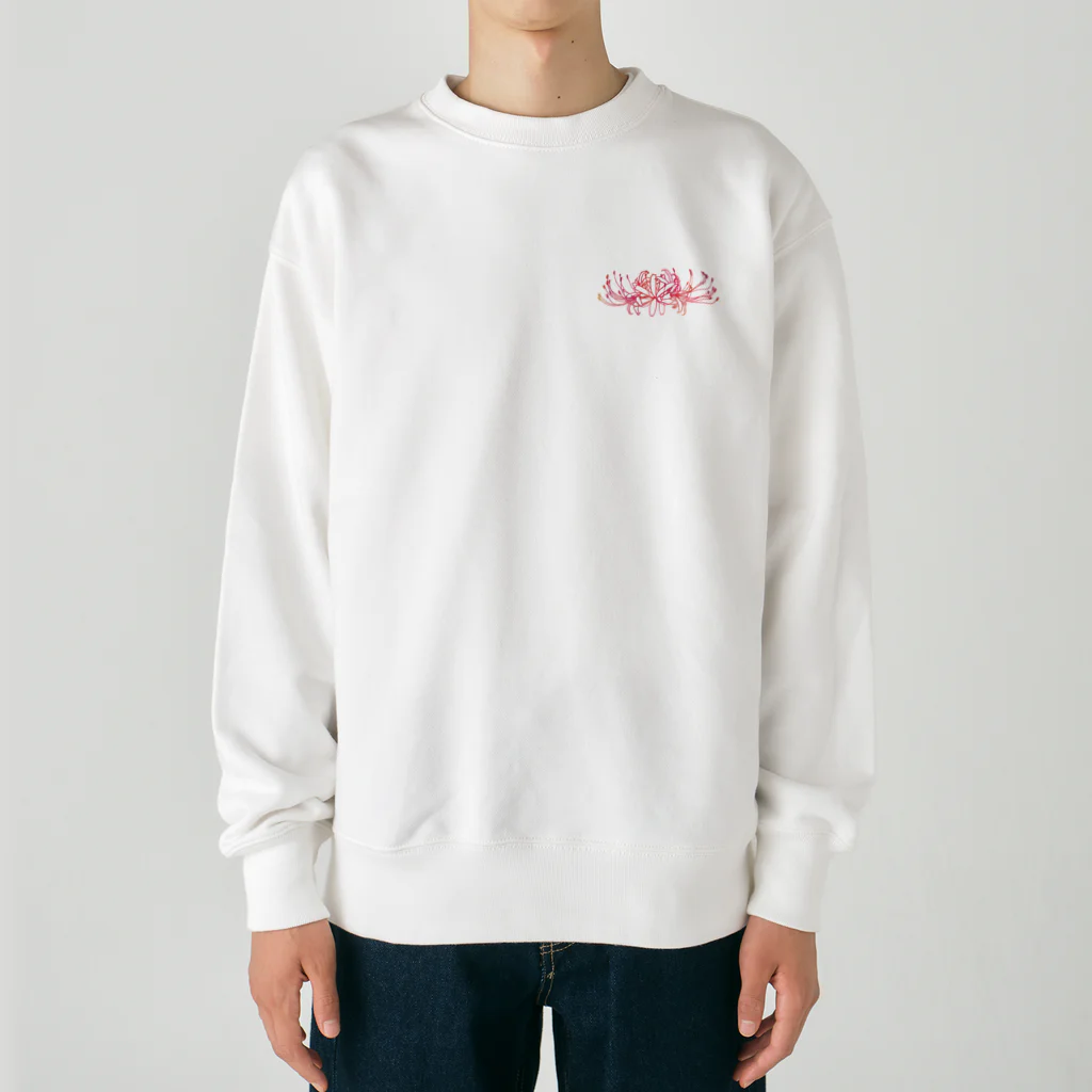 綾錦工房 りこりすの曼珠沙華 - 朧 【黄昏】 Heavyweight Crew Neck Sweatshirt