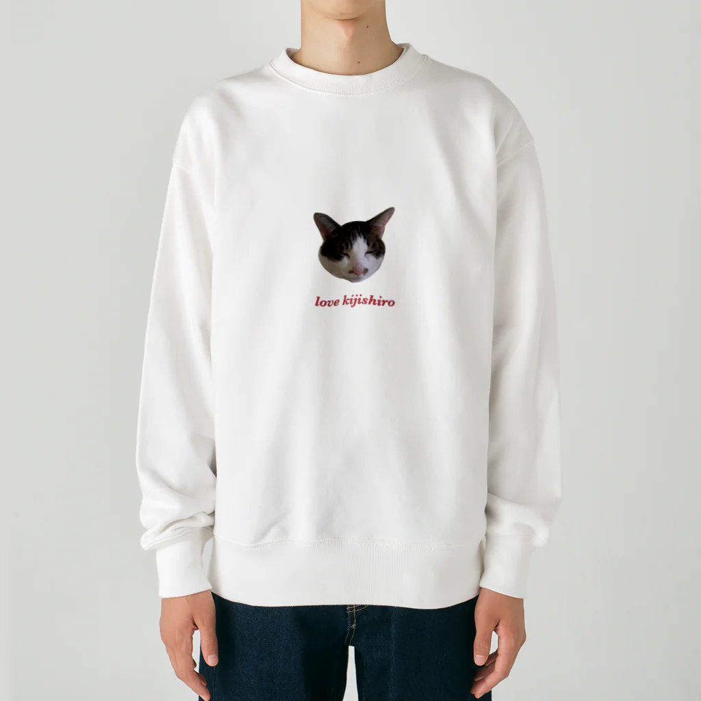 きじしろらばーのkijishiro lover (きじしろねこ) Heavyweight Crew Neck Sweatshirt