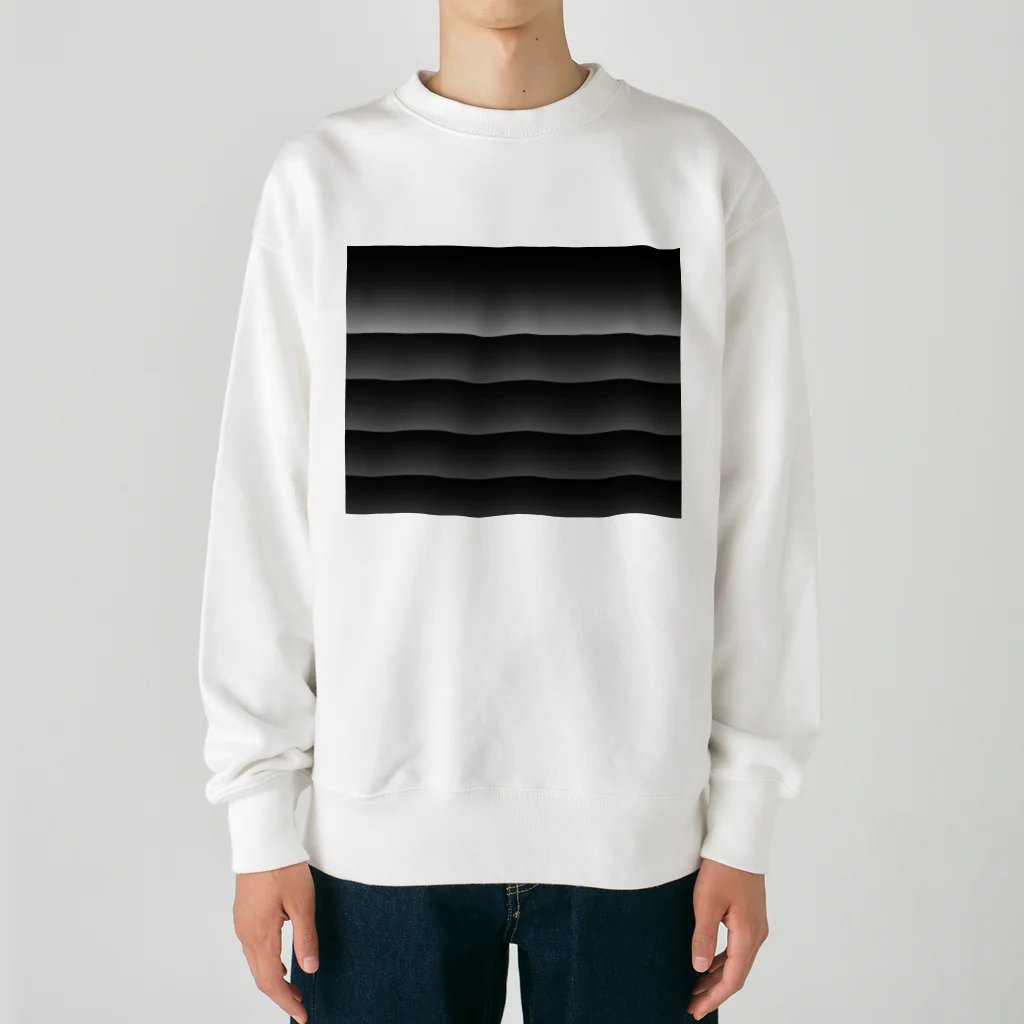 謎モノ店の段々立体感 Heavyweight Crew Neck Sweatshirt