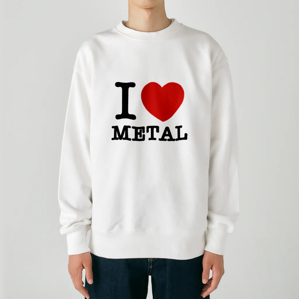 HachijuhachiのI LOVE METAL ヘビーウェイトスウェット