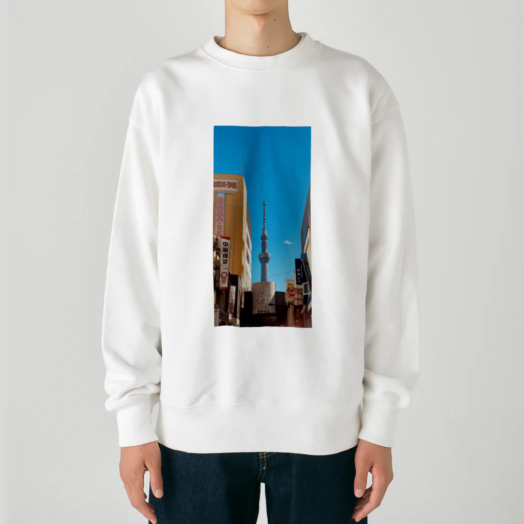 クリオネの写真の浅草よりスカイツリー,11:37 Heavyweight Crew Neck Sweatshirt