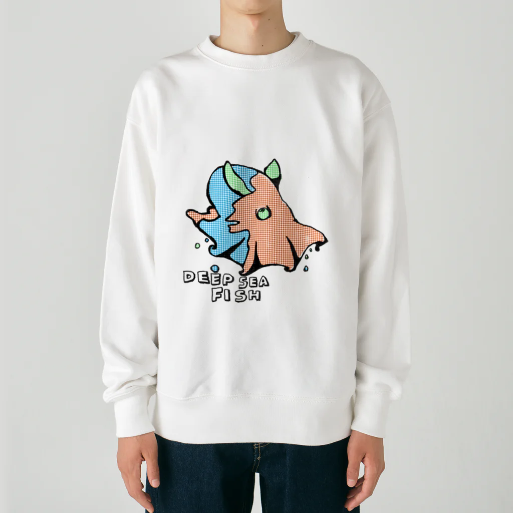 UKIPPAの深海シリーズ【めんだこ】 Heavyweight Crew Neck Sweatshirt