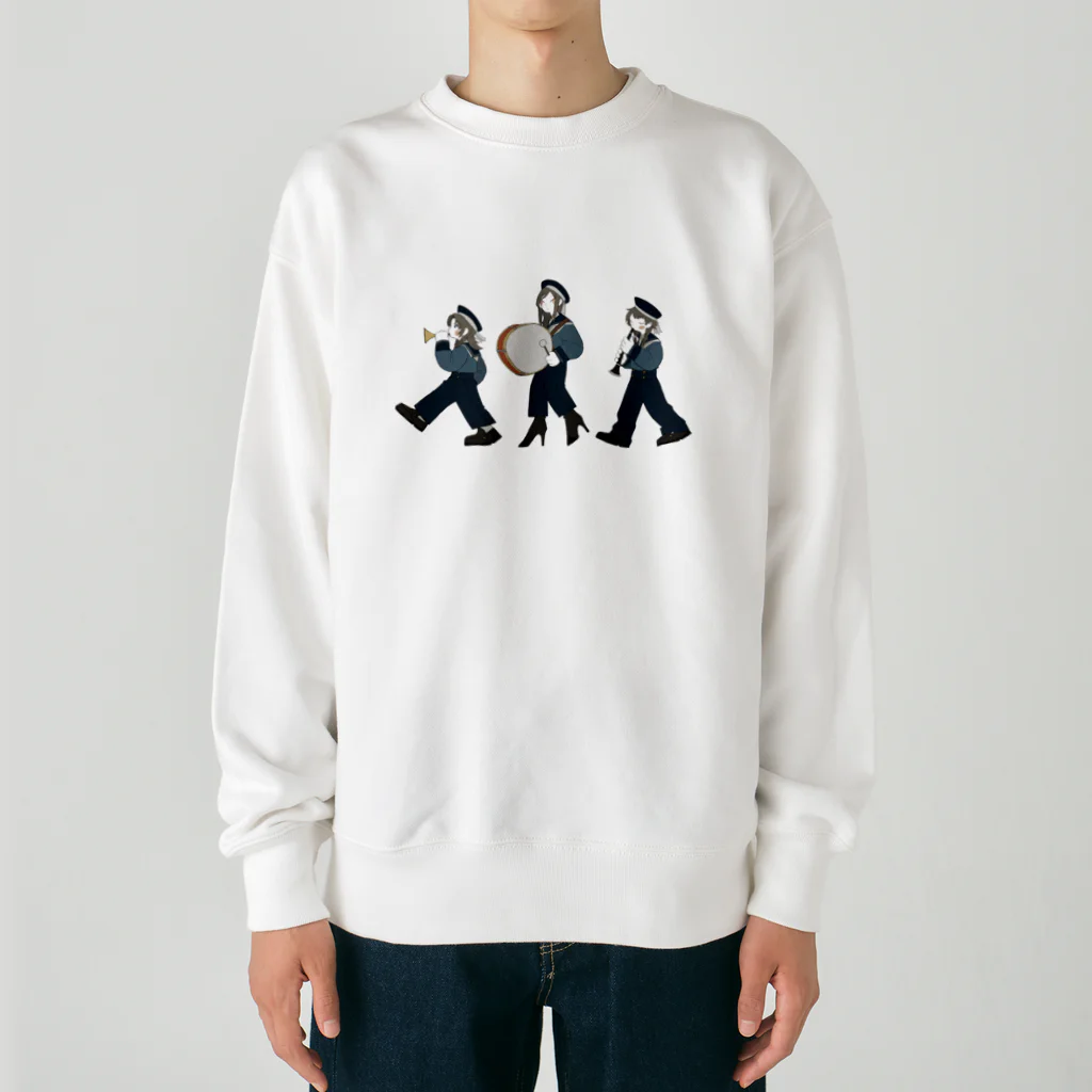 ホンダソウイチのウミネコの音楽隊　2023年美少年展 Heavyweight Crew Neck Sweatshirt