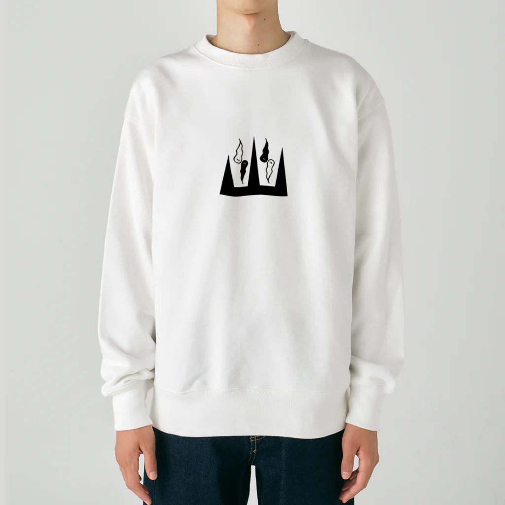 秀（syu）の幽ロゴ Heavyweight Crew Neck Sweatshirt