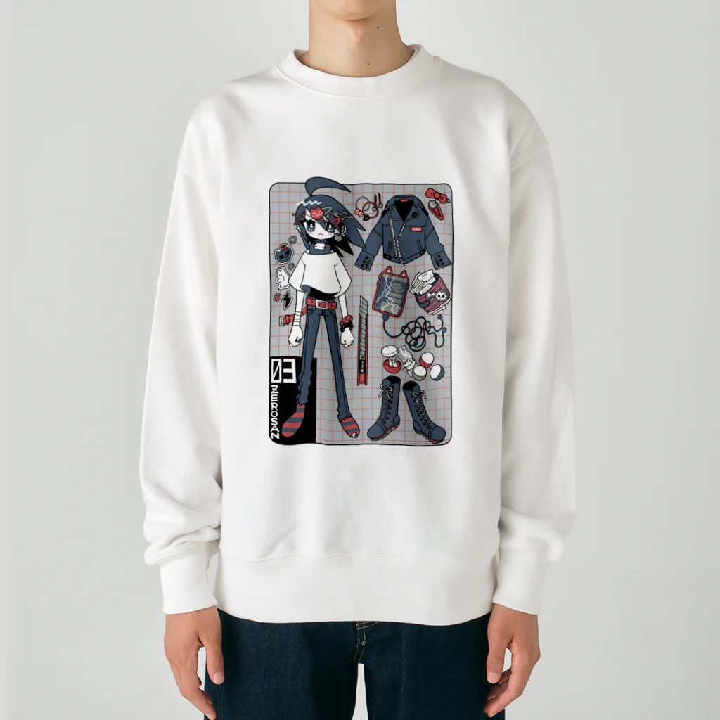 KANEKOYAの03くんのもちもの Heavyweight Crew Neck Sweatshirt